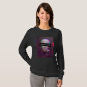 Harteloos Vaporwave Esthetische David Standbeeld E T-shirt (Voorkant volledig)