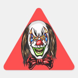 harteloze boze clown sticker