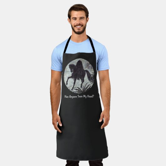  harteloze hartelijn zonder kop over de afdruk schort (Gedragen)