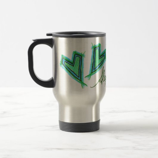 Harten #02 Travel Mug Reisbeker (Links)