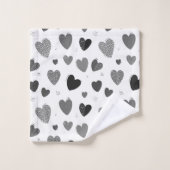 Harten 1 bad handdoek (Wasdoekje)