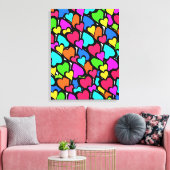 Harten 2011 canvas afdruk (Insitu (Woonkamer))