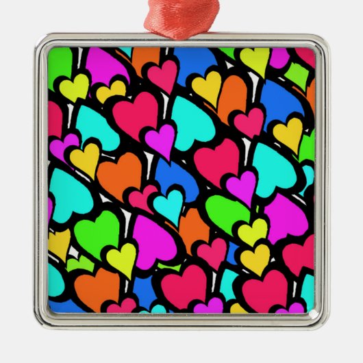 Harten 2011 metalen ornament (Voorkant)