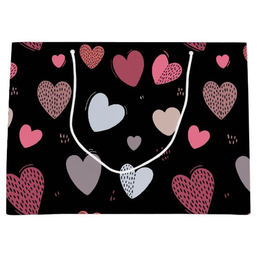 Harten 2 groot cadeauzakje (Voorkant)