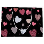 Harten 2 groot cadeauzakje (Achterkant)