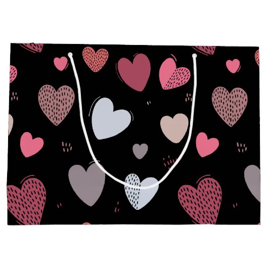 Harten 2 groot cadeauzakje (Achterkant)