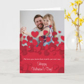 Harten 2 van de Kaart van de Foto van Valentijn (Gele Bloem)