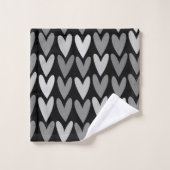 Harten 4 bad handdoek (Wasdoekje)