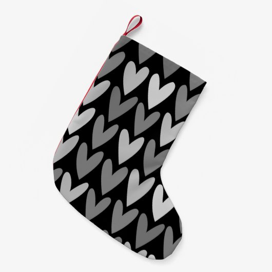 Harten 4 kleine kerstsok (Voorkant (Hangend))