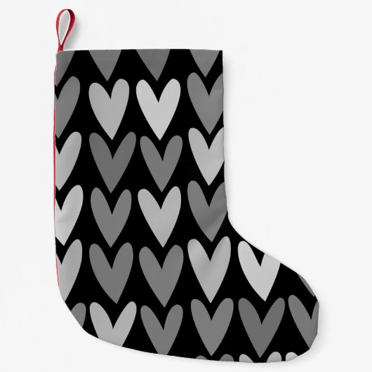 Harten 4 kleine kerstsok (Voorkant)