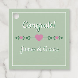 Harten! Aangepast verlovingsfeestje  Bedankjes Labels