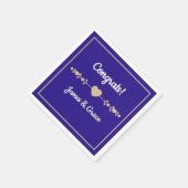 Harten! Aangepaste verlovingsfeestje  Servet (Hoek)