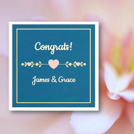 Harten! Aangepaste verlovingspartij Servet