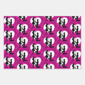 Harten Aanzoek Silhouet Collectie Inpakpapier Vel (Voorkant 3)