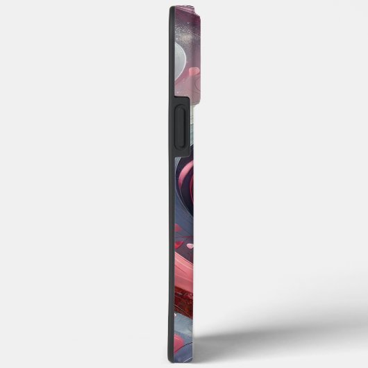 Harten Abstract iPhone / iPad hoesje (Achterkant / Rechts)