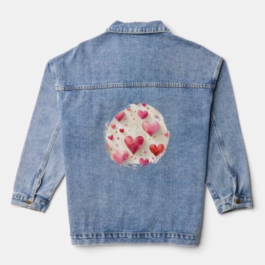 Harten Als de Onze Denim Jacket (Achterkant)