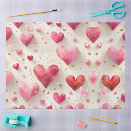 Harten Als de Onze Tissuepapier (Craft)