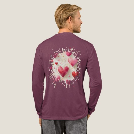 Harten Als de Onze Tri-Blend Shirt (Achterkant)