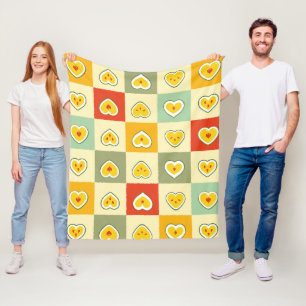 Harten Appels Fleece Deken