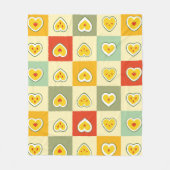 Harten Appels Fleece Deken (Voorkant)