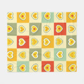 Harten Appels Fleece Deken (Voorkant (Horizontaal))