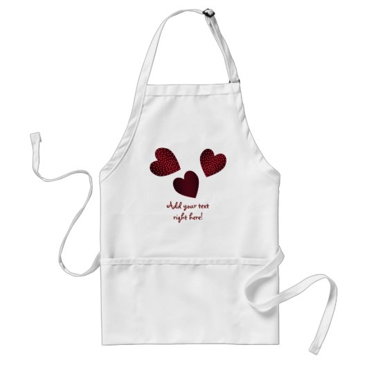 Harten Apron Standaard Schort (Voorkant)