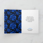 Harten Avolop bruiloft Bedankkaart (Binnen)