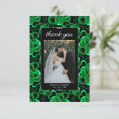 Harten Avolop bruiloft Bedankkaart (Staand voorkant)