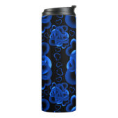 Harten Avoly Blauw Patroon Thermosbeker (Gedraaid links)