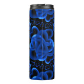 Harten Avoly Blauw Patroon Thermosbeker (Achterkant)