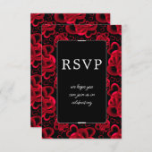 Harten Avoly RSVP-kaart Bedankkaart (Voorkant / Achterkant)