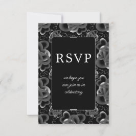 Harten Avoly RSVP-kaart Bedankkaart