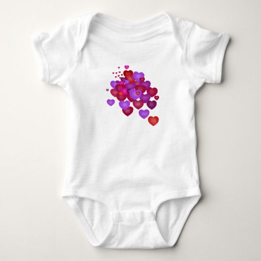 Harten Baby Bodysuit (Voorkant)