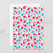 Harten, ballonnen en hartmand kaart (Voorkant / Achterkant)