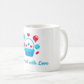 Harten, ballonnen en hartmand koffiemok (Voorkant rechts)