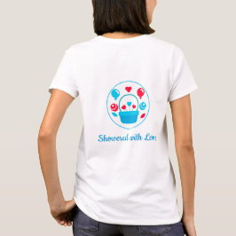 Harten, ballonnen en hartmand t-shirt