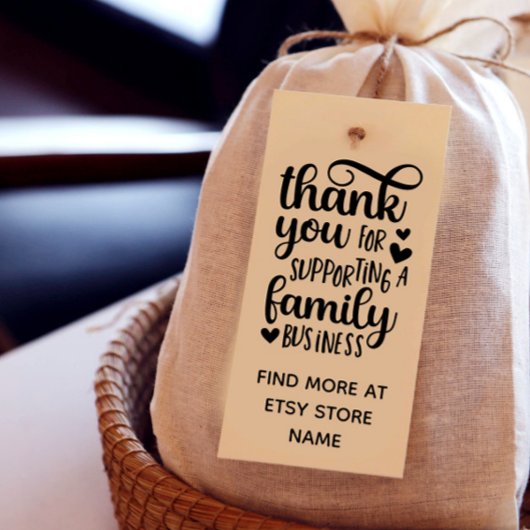 Harten bedanken u voor het steunen van het familie rubberstempel