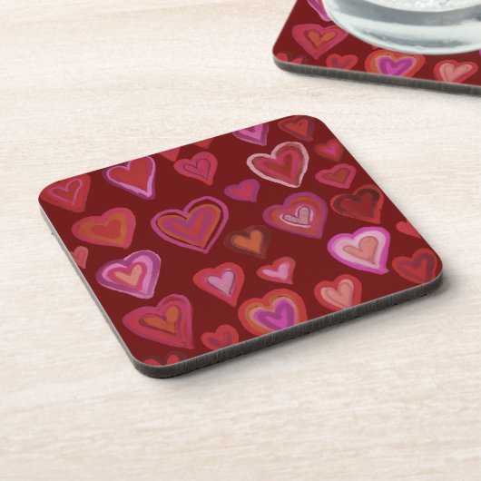 harten bier onderzetter (Linkerzijde)