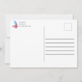 Harten, Bloemen & Vlinders Valentijn Kaart (Achterkant)