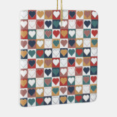 Harten board in mix van esthetische kleuren keramisch ornament (Rechts)