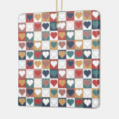 Harten board in mix van esthetische kleuren keramisch ornament (Links)