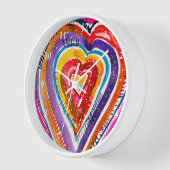 Harten boho watercolor kunst (Hoek)