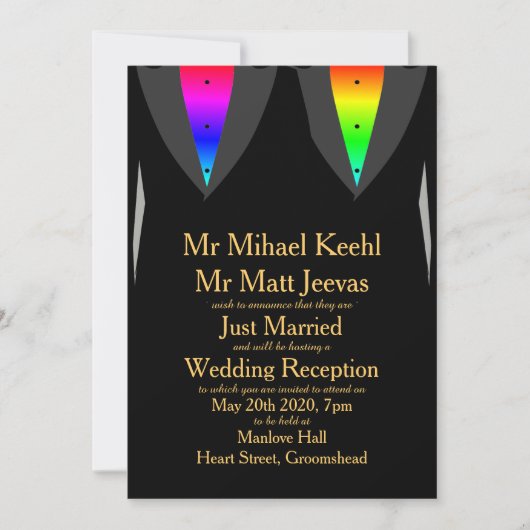 Harten branden van trots Horeca uitnodiging voor h (Voorkant)