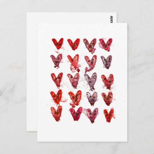 Harten Briefkaart (Voorkant / Achterkant)