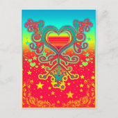 harten briefkaart (Voorkant)