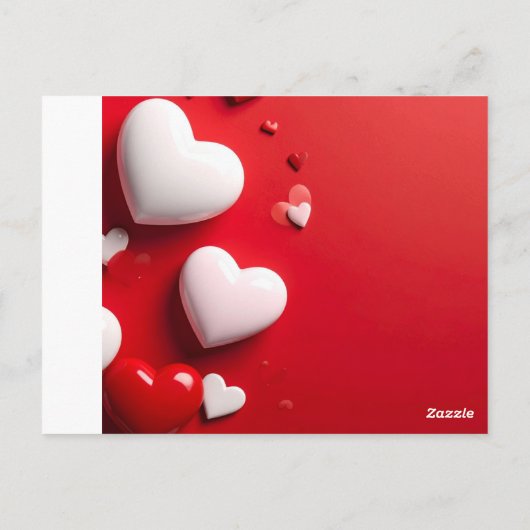 harten briefkaart (Achterkant)
