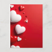 harten briefkaart (Voorkant)