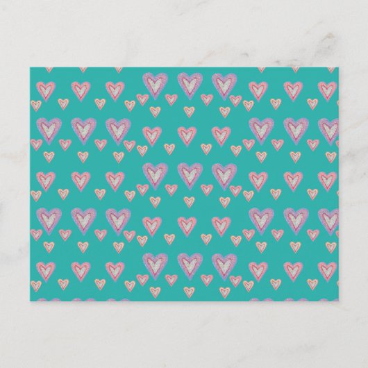 Harten Briefkaart, Dot harten Briefkaart (Voorkant)