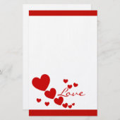 Harten Briefpapier (Voorkant / Achterkant)