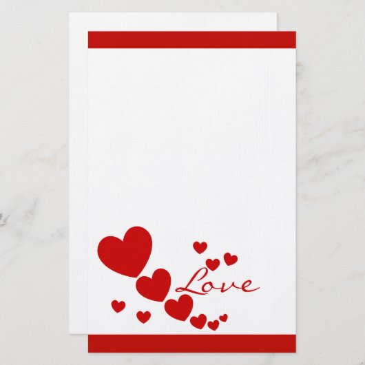 Harten Briefpapier (Voorkant / Achterkant)